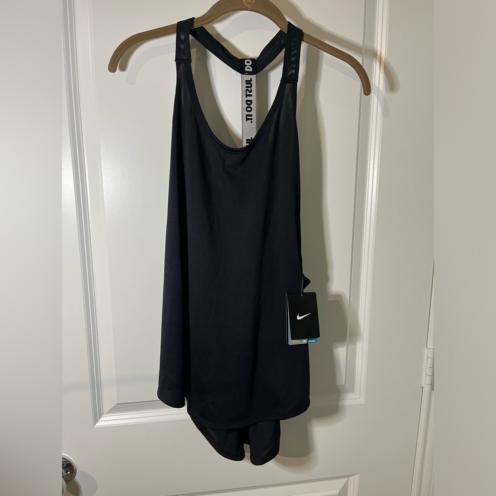 NIKE NWT Dri-Fit ‘JUST DO IT’ Elastic Strap Racerback Gym Tank Top Size XL